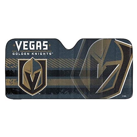 Caseys Caseys 8162026431 59 x 27 in. Vegas Golden Knights Auto Sun Shade 8162026431